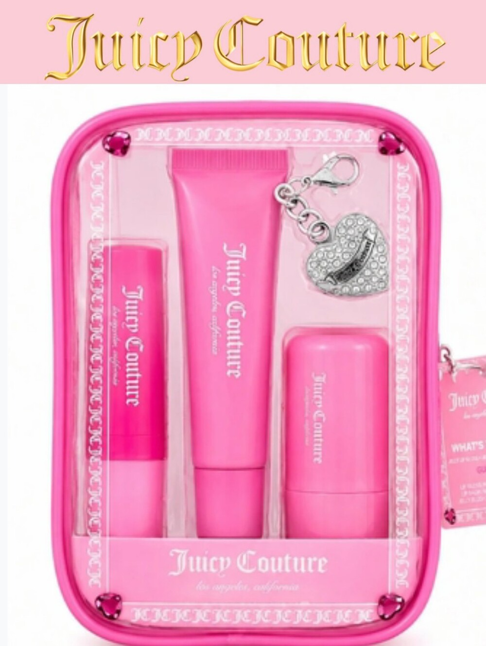 Juicy Couture, "Whar's The Jelly?" Lip Gloss, Balm, & Charm Set